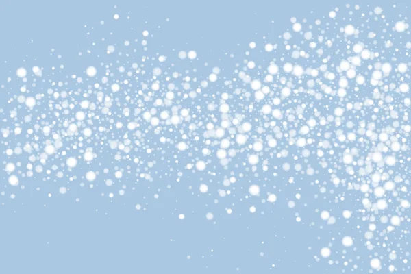 White Snow Abstract Winter Background Celebratory Backdrop Digitally Generated Image — 图库矢量图片