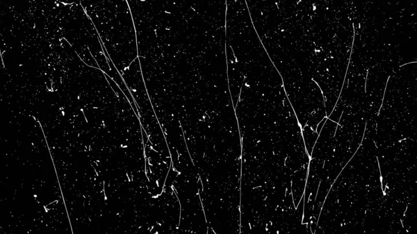 黒の背景に隔離された白塗りのスプラッタ 悲しみのオーバーレイテクスチャ 水スプラッシュシルエット グランジデザインの要素 ベクターイラスト Eps — ストックベクタ