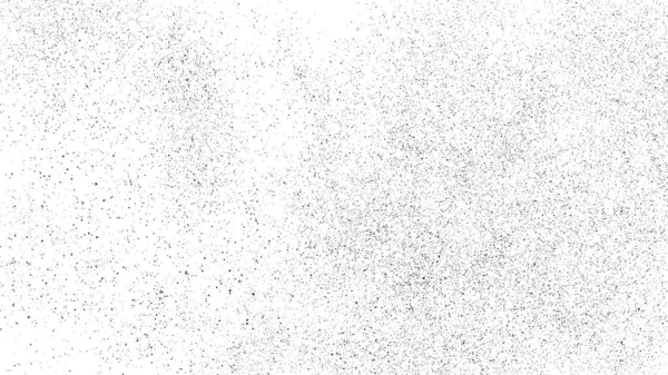 Textura Negra Angustiada Textura Granulada Oscura Sobre Fondo Blanco Superposición — Vector de stock