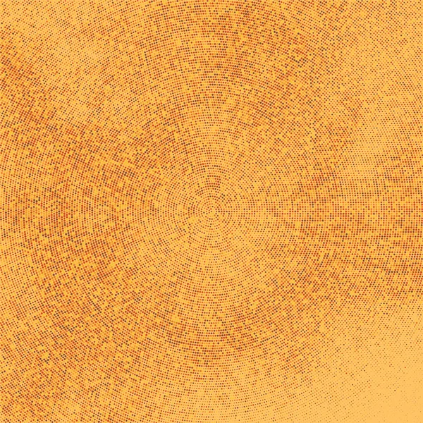 砂色のハーフトーン点線の背景 黄色と茶色のアブストラクト円形ポルカドットパターン デジタル生成画像 ベクターイラスト Eps — ストックベクタ