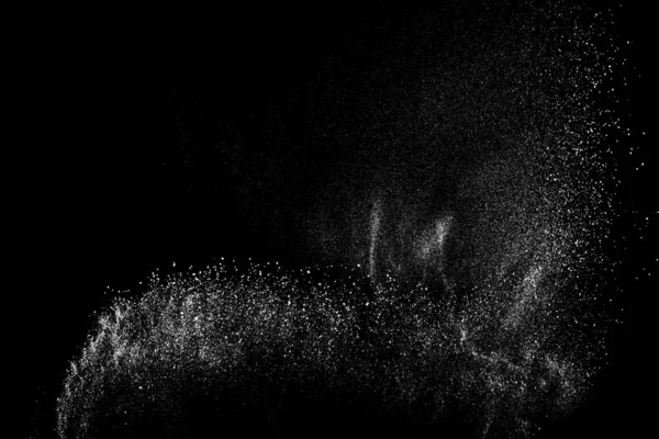 Texture Granuleuse Blanche Tourmentée Revêtement Poussière Texturé Particules Sonores Grain — Image vectorielle