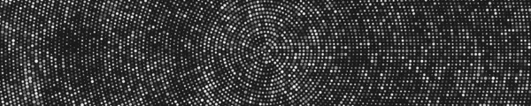 Schwarz Weiß Gepunkteter Hintergrund Monochromer Pop Art Hintergrund Silber Explosion — Stockvektor