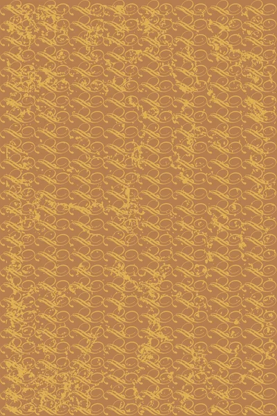 Fondo beige con patrón amarillo — Vector de stock