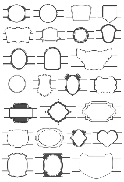 Colección de etiquetas . — Vector de stock