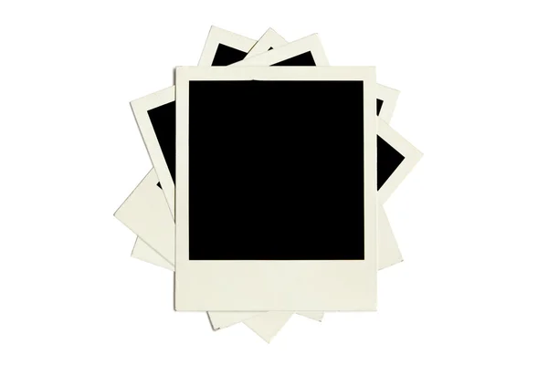 Molduras fotos sobre fundo branco — Fotografia de Stock