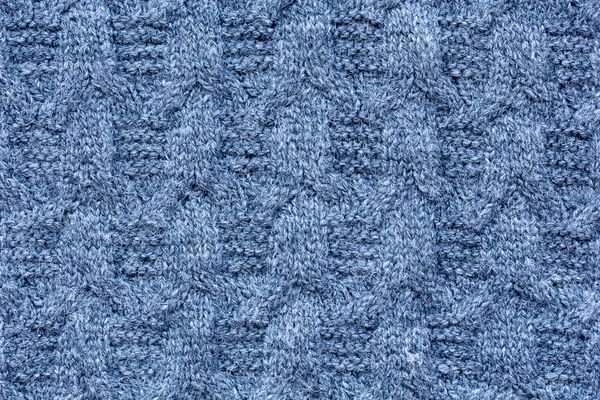 Closeup of knitted wool pattern — Stock Photo, Image