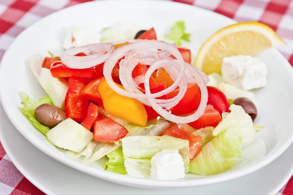 Greek salad — Stock Photo, Image