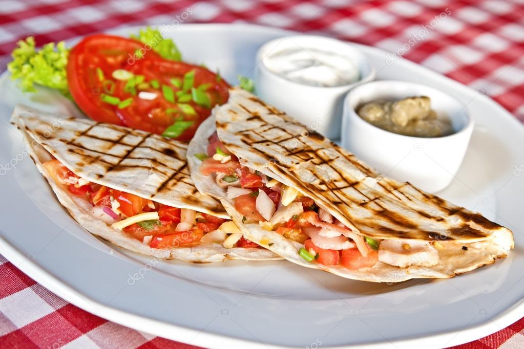 Quesadillas pollo barbacoa barbacoa quesadillas de pollo y queso