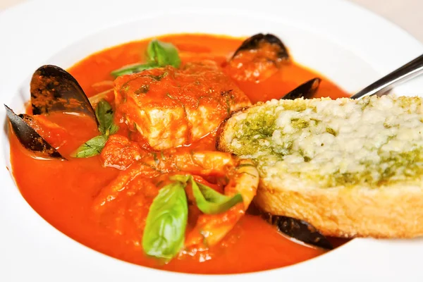 Tomat minestronesoppa — Stockfoto