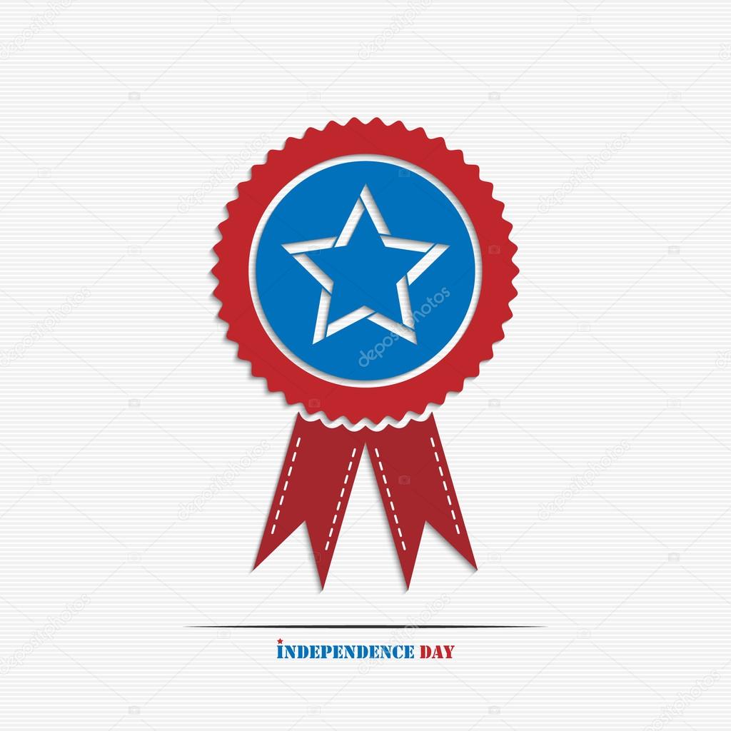 Independence day badge