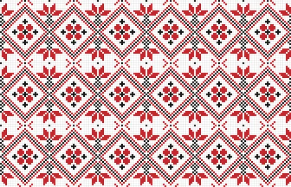 Broderie nationale traditionnelle — Image vectorielle