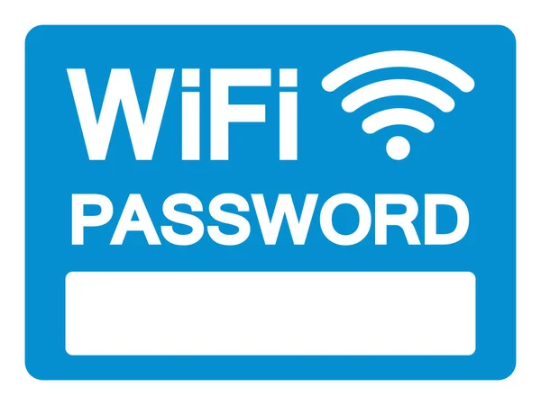 Free Wifi Password Symbol Sign Vektorillustration Isoliert Auf Weißem Hintergrund — Stockvektor