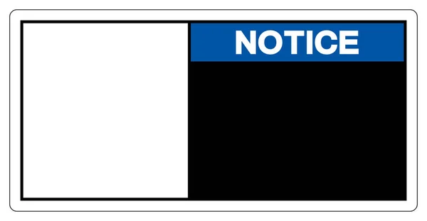 Hintergrundhinweis Leeres Symbol Zeichen Vektorillustration Isolieren Auf Weißem Hintergrundetikett Eps10 — Stockvektor