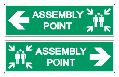 Montaj Noktası Sembol İşareti, Vektör Çizimi, Beyaz Arka Plan Etiketinde Yalıtılmış. Eps10  