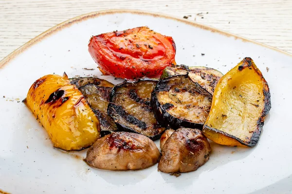 Verduras Parrilla Horneadas Con Hierbas — Foto de Stock