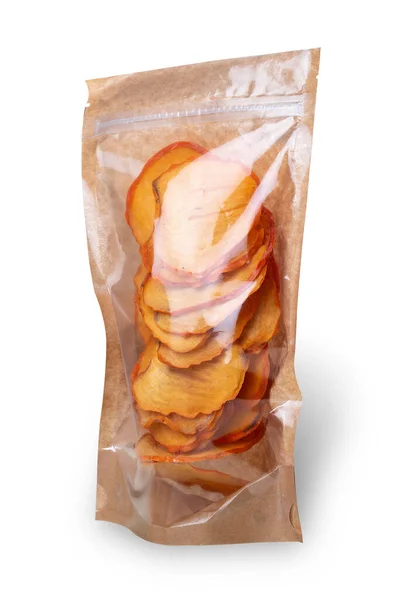 Dried Mango Package Isolated White Background — Stock Photo, Image
