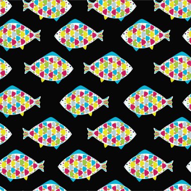 soyut doku ile balıkçı. vektör