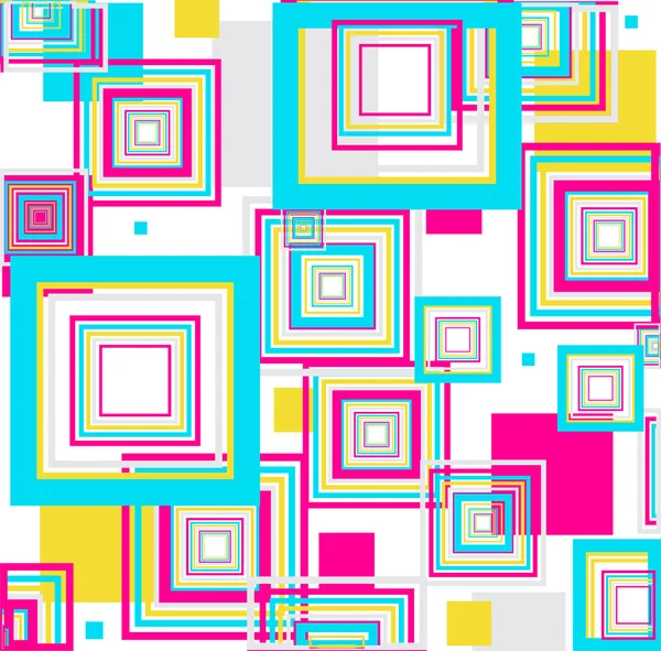 Abstract colorful background with squares. Vector. — Stock Vector