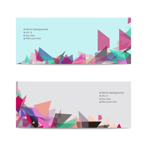 Kék Modern Business Card Set — Stock Vector