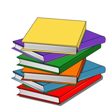 kitap işareti. kitap simgesi. vektör çizim