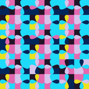 Mavi modern geometrik arka plan