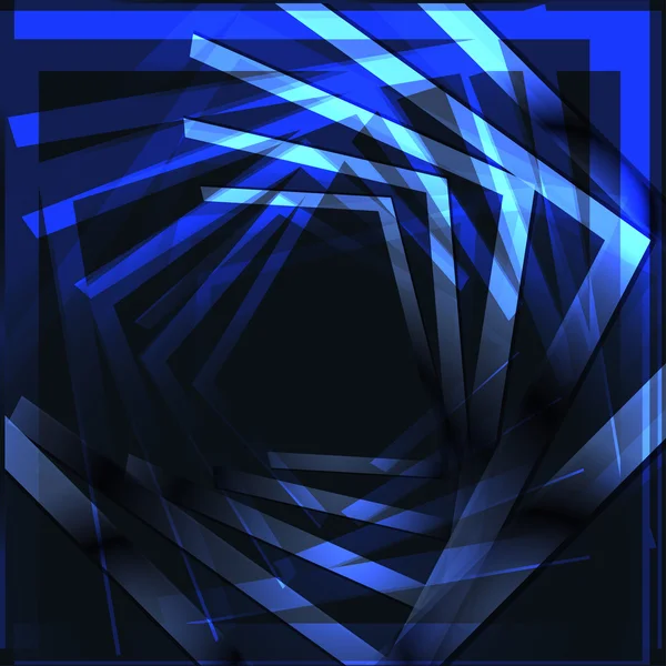 幾何学的な青色の背景色。ベクトル — ストックベクタ