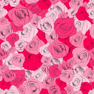 Vintage çiçek seamless modeli. eps8 vektör.