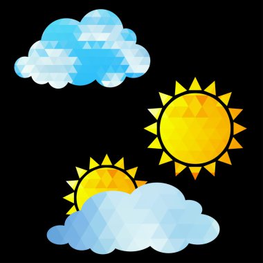 weather simge siyah arka plan ayarla