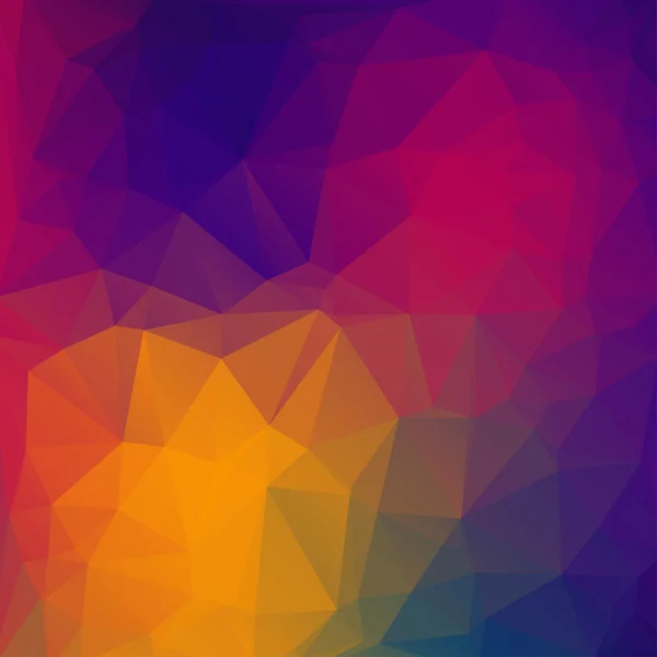 Abstraktes Dreieck mehrfarbiger Hintergrund. — Stockvektor