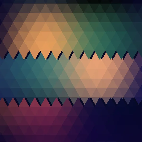 Vektor Grunge Retro Dreieck Hintergrund — Stockvektor