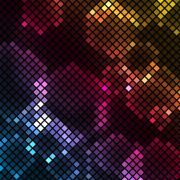 Luz abstracta multicolor fondo de mosaico — Archivo Imágenes Vectoriales