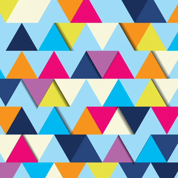 Abstract background of multicolor triangle — Stock Vector