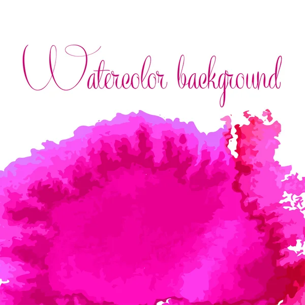 Aquarel vector achtergrond. hand tekenen. — Stockvector