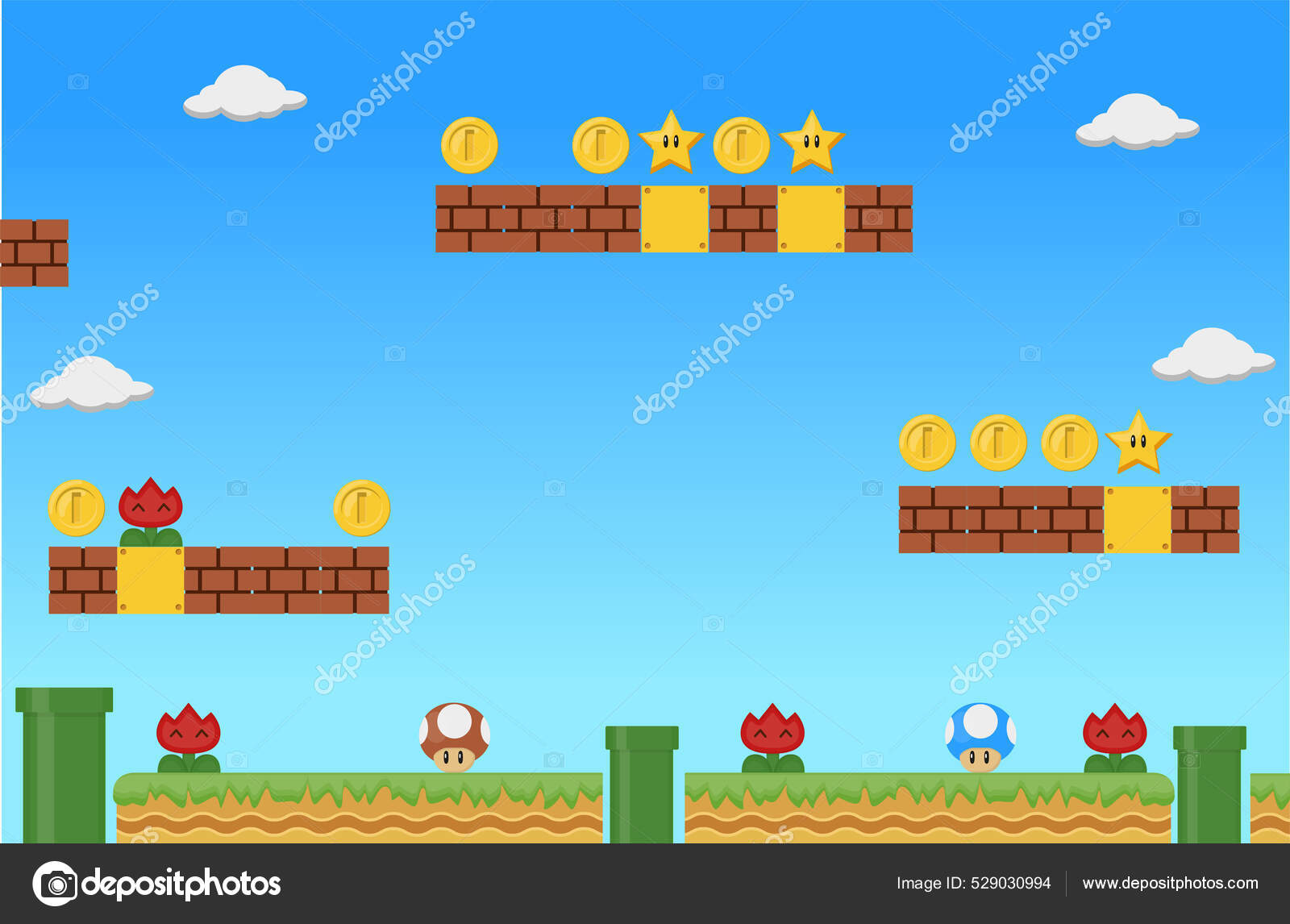 As nuvens de Super Mario Bros. eram arbustos recoloridos