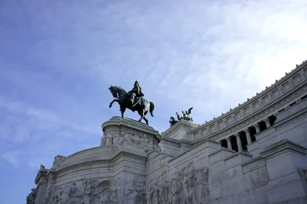 Denkmal für Vittorio Emanuele II — Stockfoto