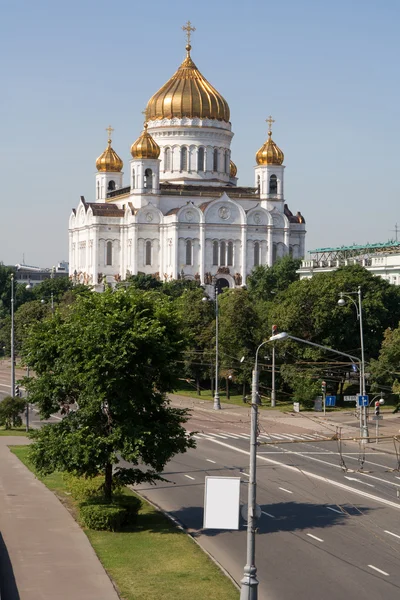 Вид на Храм Христа Спасителя в Москве — стоковое фото