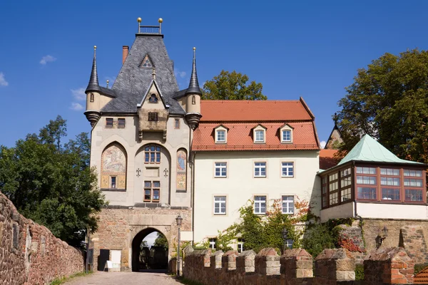 La puerta del castillo de Albrechtsburg en Meissen — Foto de Stock