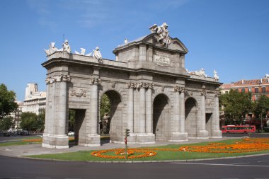 18. yüzyılda puerta de alcala.