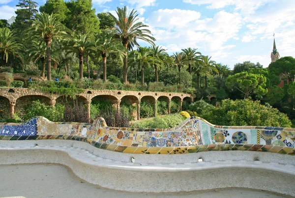 Guell park, Barcelona. — Stock Photo, Image