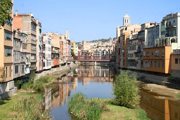 Vista de Girona na Espanha — Fotografia de Stock