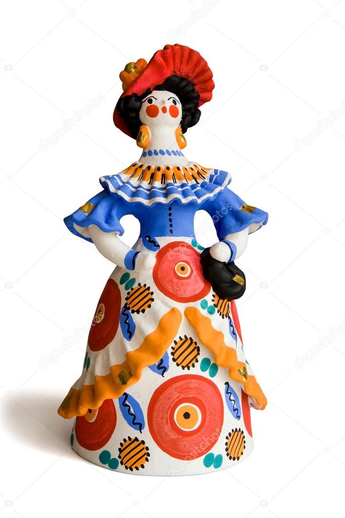 A lady - russian traditional toy 