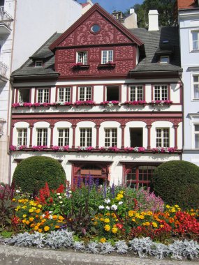 Karlovy Vary'nın görünümü