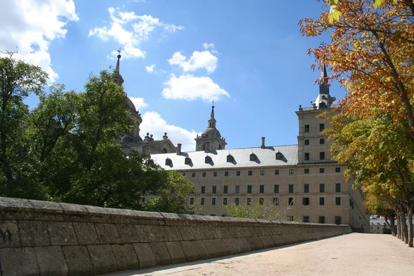 Visa på Kungliga klostret el escorial, Spanien. — Stockfoto