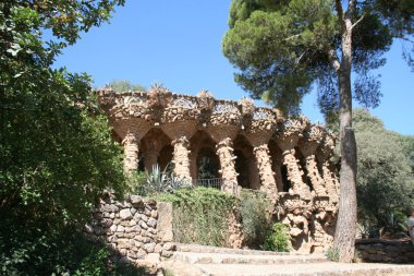Guell park peyzaj. Barcelona