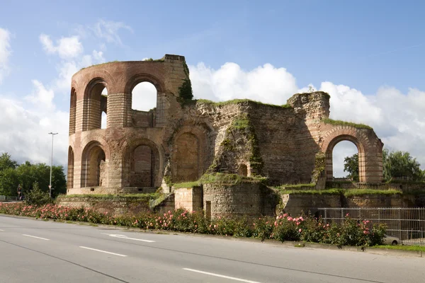 Ruins of Imperial thermae in Trier, Germany — Stock Photo, Image