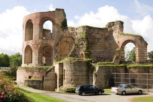 Las ruinas de las termas imperiales en Tréveris, Alemania — Foto de Stock