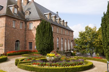 Mont sainte odile manastırda alsace, Fransa