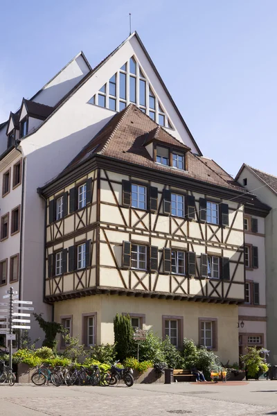 L'architettura della città di Colmar in Alsazia, Francia — Foto Stock