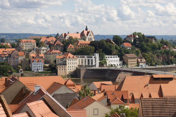 Germany, Meissen cityscape
