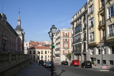 sokak eski Madrid.